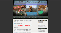 Desktop Screenshot of blueribbondogschool.com